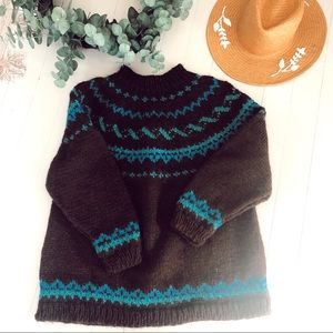 Fair isle Vintage Sweater